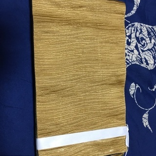 帯(ゴールド、紺色　リバーシブル)の画像