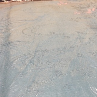 着物(濃い水色、細かい浮き柄)の画像