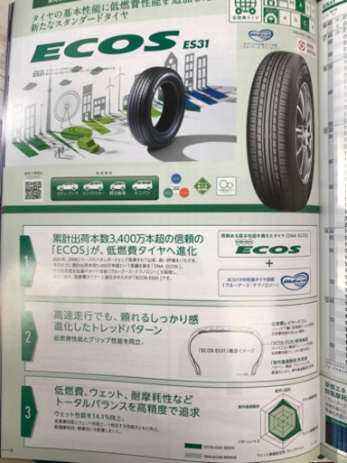 訳あり155/65R14ヨコハマタイヤECOS4本 新品