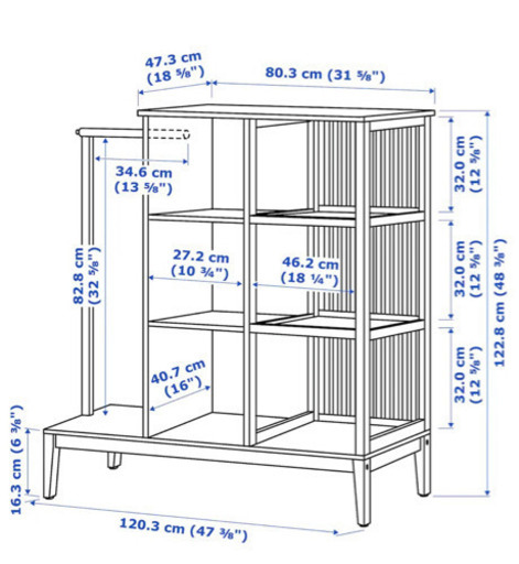 IKEA  NORDKISA  ノールドシーサ　ワードローブ
