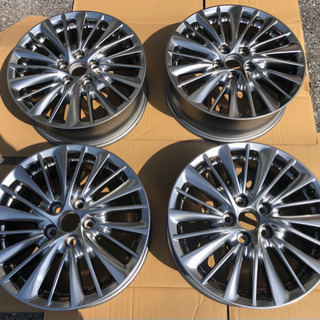トヨタ アルファード 新車外し 純正アルミホイール 17インチ 4本 17