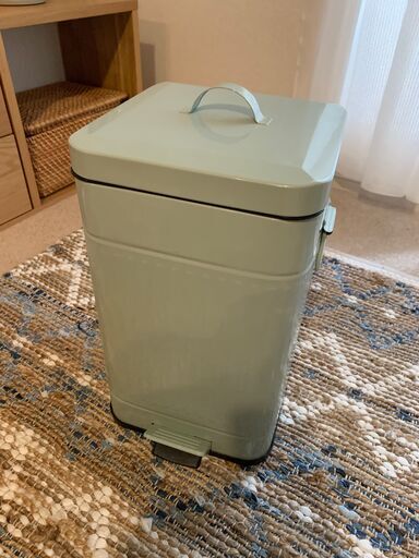ブリキ ダストボックス ごみ箱  １２Ｌ