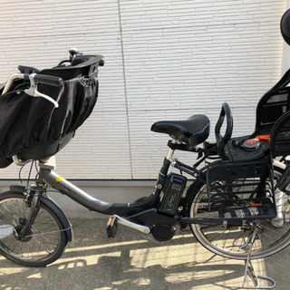 電動自転車　黒、グレー　ヤマハ