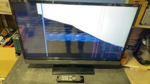 液晶テレビ　画面割れ