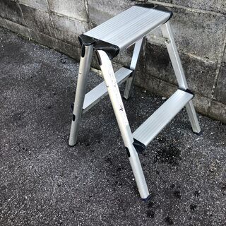 ★状態〇★ くろがねや アルミ踏み台2段 TNA-06C