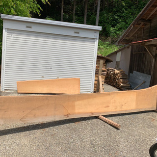 取り引き中。檜木の一枚板