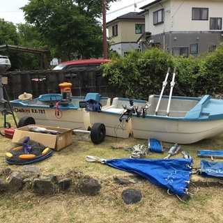 船外機&魚探&ロッドホルダー　売却します