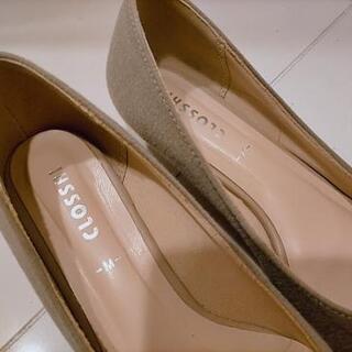 決まりました【あげます】パンプス3足　ヒール低め、サイズMと37（23.5）の画像