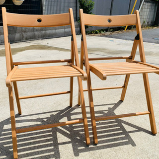 【1/3】IKEA ガーデンチェア　椅子　スツール　折りたたみ