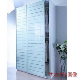 サローネ ワードロープ 幅100㎝ 鏡 衣類収納 菊TK