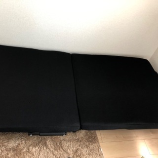 折り畳みベッドフレーム　黒