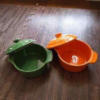 未使用品　レンジで簡単ココットなべの画像