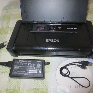 小型EPSONモバイルプリンターPX-S05B/スマホから直接印...