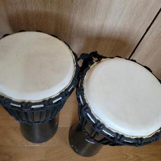 インドネシア製　太鼓　2点セットの画像