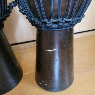 インドネシア製　太鼓　2点セットの画像