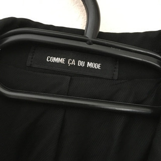 【コムサイズム】テーラードジャケット 5 黒の画像