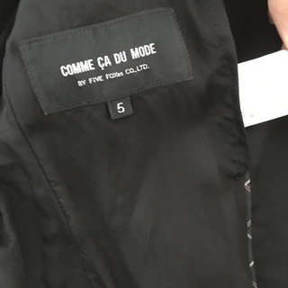 【コムサイズム】テーラードジャケット 5 黒の画像