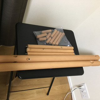  無印良品　ブナ材コートスタンドの画像