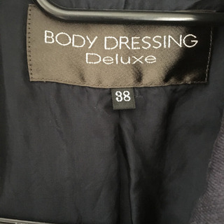 【ボディドレッシング】麻　トレンチコート　38 紺の画像