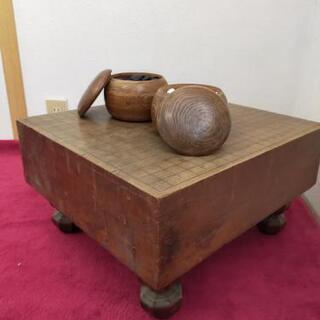 碁石 碁器 時代物 一対(K-YC403) 碁石 碁器 時代物 一対(K-YC403)