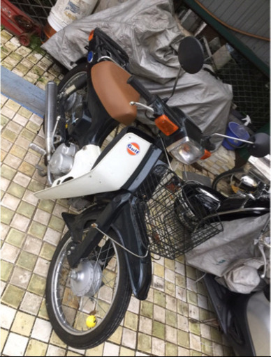 実働車 走行少ない実走行　SUZUKI スズキ バーディー50 BA41A型 12V 4スト 50cc キャブ車 保管品 現状