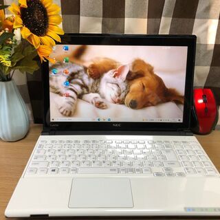 彡Ａランク１３．３インチ・バッテリー＆キーボード新品・超高速ｉ７第三/ＮＥＣ新品ＳＳＤ２４０ＧＢ/エクストラホワイトWin10 64bit/Office2019付/メモリ４GＢ/無線/DVD・ＣＤ再生ソフト付　No.2112001