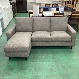 家具ならトレファク吉川店！！ ニトリ 3人掛けカウチソファー グレー