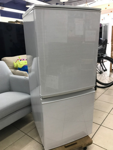 SHARP シャープ SJ-D14C-W 2017年製 137L 冷蔵庫