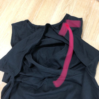 売約済！授乳服　タンクトップ　黒　前開きの画像