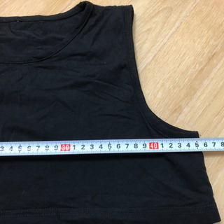 売約済！授乳服　タンクトップ　黒　前開きの画像