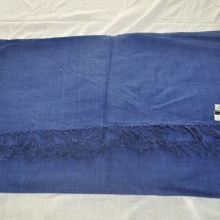 テーブルクロス　インド産藍染　１３０×１６０ｃｍ