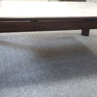 ０円 薄型 リバーシブル こたつ 長方形 100cm