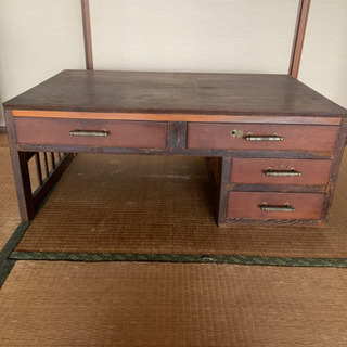 昭和初期　文机（片袖机）レトロ