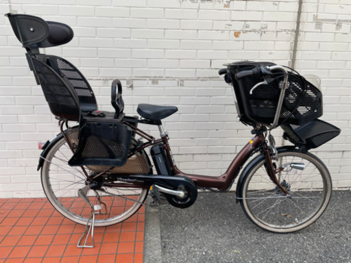 GM507【近隣配達可能】電動アシスト自転車　3人乗り　ブリヂストン　自転車　普通自転車　軽快車　幼稚園　保育園　送り迎え　サイクリング　通勤　通学　リサイクルショップ　ケイラック朝霞田島店　ケイラック　埼玉県　朝霞市　田島　和光市　志木市　新座市　富士見市　ふじみ野市　三芳町　戸田市　蕨市　さいたま市(岩槻以外)　川越市　所沢市　上尾市　東京都　板橋区　練馬区　清瀬市