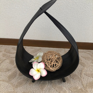 パームリーフトレイ　リングタイプ　アジアン雑貨