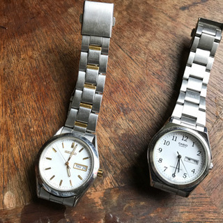 腕時計2つ　CASIOとSEIKO