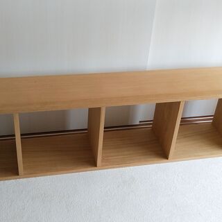 MUJI 無印良品     スタッキングシェルフ ５段／オーク材