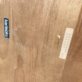 karimoku テーブル 机 中古品の画像