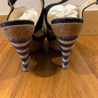 POOLSIDEプールサイド サンダル ウェッジソール24.5cmの画像