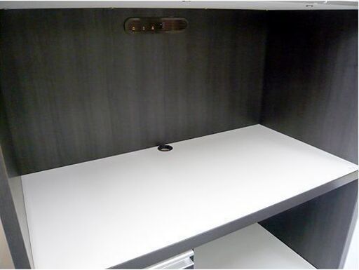 〇 札幌 レンジボード 幅88×奥行44.5×高さ180㎝ 食器棚 キッチン収納 電子レンジ 炊飯器 本郷通店