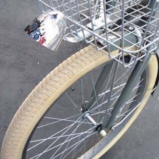 26インチ 自転車 タイヤ幅2.125インチ シティサイクル 6段変速