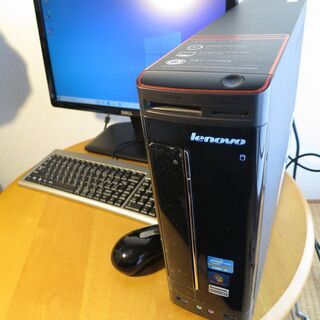 Lenovo デスクトップパソコン H330 Windows10 Office365付 Core i5 3.0GHz 4GB RAM 500GB HDD モニターDELL IN1930 18.5インチワイドの画像