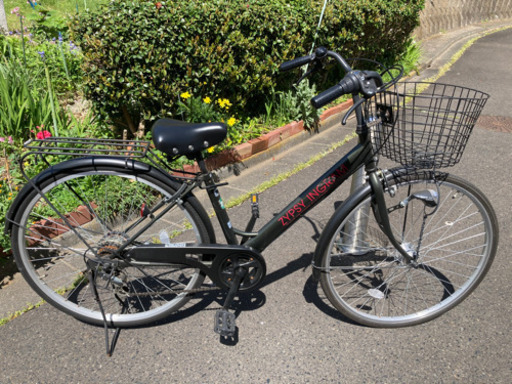 中古自転車　ギア付きオートライト