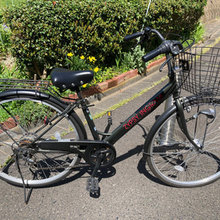 中古自転車　ギア付きオートライト