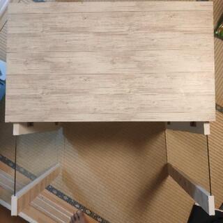 三段棚 ガラス扉付 高59✖️横60✖️奥行35センチの画像