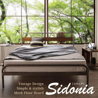新品同様! シドニア　shidonia  ベッド　フレーム　シン...