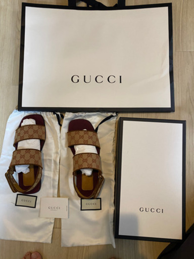 GUCCIグッチGGキャンバス メンズ SIZE 7 新品未使用