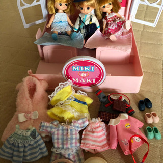 【値下げ】美品！　リカちゃんシリーズ　ミキちゃん、マキちゃんの画像