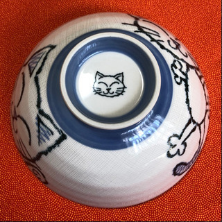 猫 茶碗の画像