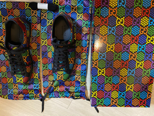 グッチサイケデリックマルチカラースニーカー　サイズ7